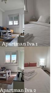 Llit o llits en una habitació de Apartmani Iva