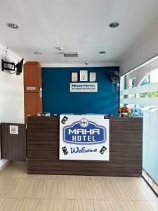 Certifikát, hodnocení, plakát nebo jiný dokument vystavený v ubytování Maha Hotel