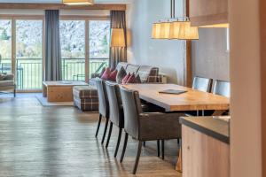 Część wypoczynkowa w obiekcie Gletscherblick- serviced apartments