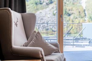 Część wypoczynkowa w obiekcie Gletscherblick- serviced apartments