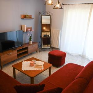 TV a/nebo společenská místnost v ubytování Silkes Apartment