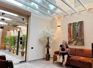 Posezení v ubytování Elite Boutique Hotel