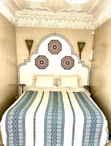 Postel nebo postele na pokoji v ubytování Riad Argan