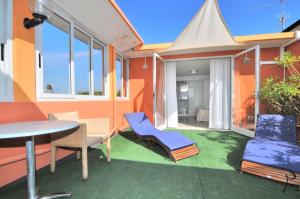 Istumisnurk majutusasutuses Hotel Rex