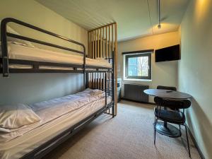 Postel nebo postele na pokoji v ubytování Jönköping Hotel Apartments