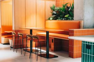 The Social Hub Glasgow的休息区