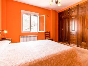Postel nebo postele na pokoji v ubytování Casa rosa del romeral