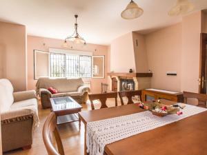 Posezení v ubytování Casa rosa del romeral