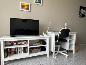 Telewizja i/lub zestaw kina domowego w obiekcie Palm Garden Apartment