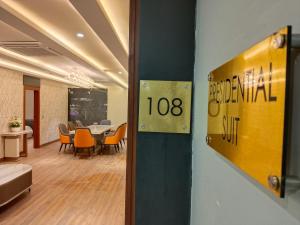 Posezení v ubytování Western Blu INN