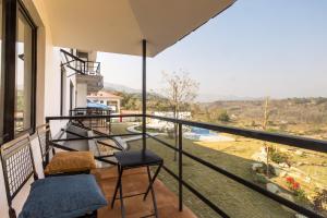 Balkón nebo terasa v ubytování Sunshine Resort Pokhara - Your Private Paradise
