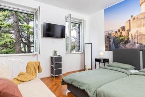 Postel nebo postele na pokoji v ubytování Placa apartment