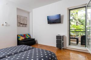 Postel nebo postele na pokoji v ubytování Placa apartment