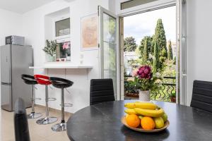 Kuchyň nebo kuchyňský kout v ubytování Placa apartment
