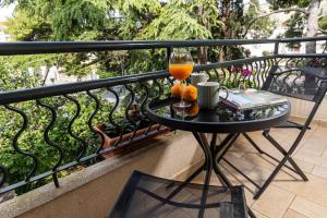 Balkón nebo terasa v ubytování Placa apartment