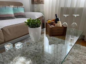 Llit o llits en una habitació de Apartman Ares