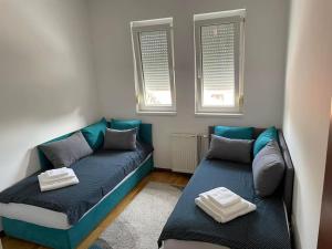 Zona d'estar a Apartman Ares