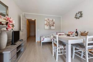 TV a/nebo společenská místnost v ubytování Residence Tatiana Dependance