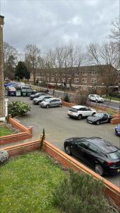 un groupe de voitures garées sur un parking dans l'établissement Central London, Free Parking, à Londres