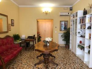 Posezení v ubytování B&B Myosotis