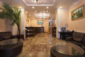 Lobbyn eller receptionsområdet på Hotel Moskvich