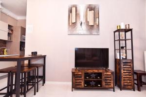 TV a/nebo společenská místnost v ubytování Apartman Podravina