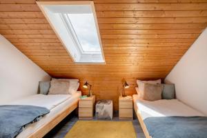 Postel nebo postele na pokoji v ubytování Ferienwohnung Friedmann