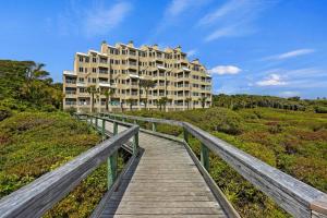 Bygningen som feriehuset ligger i