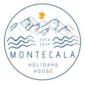 Un logotipo para la casa de Mordecai Hudgins. en Montacala Holidays House, en Cumbre del Sol