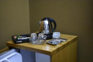 Coffee and tea making facilities at Penzion Jople
