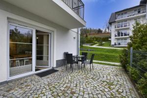 Budynek, w którym mieści się apartament