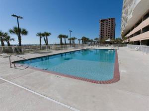 a swimming pool in the middle of a building at Regency Isle 911 in Orange Beach