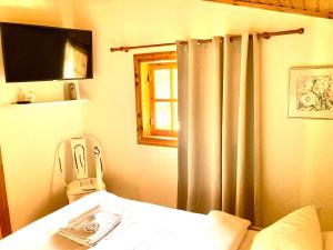 Postel nebo postele na pokoji v ubytování Romantic Private Cabin