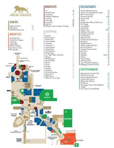 a map of the new cairo casino and its attractions at MGM Signature-24-709 Strip View Jacuzzi Studio in Las Vegas
