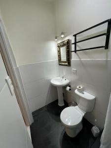 Koupelna v ubytování Illa B&B