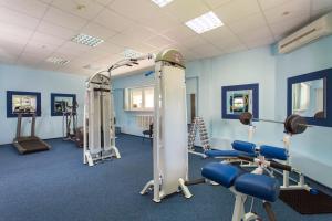 Fitness centrum a/nebo fitness zařízení v ubytování Conference Hotel Suputnyk
