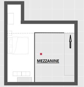 Půdorys ubytování LOFT 8