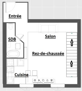 Půdorys ubytování LOFT 8