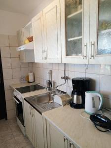 Kuchyň nebo kuchyňský kout v ubytování Apartman Lori