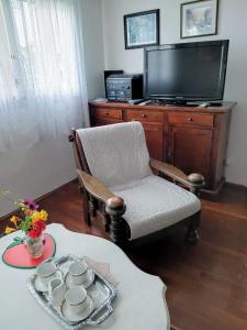 TV a/nebo společenská místnost v ubytování Apartman Lori