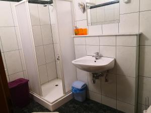 Kúpeľňa v ubytovaní Judith Apartment