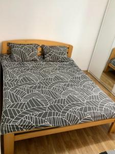 Postel nebo postele na pokoji v ubytování Aki