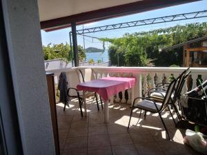 Balkón alebo terasa v ubytovaní Judith Apartment