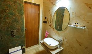 Koupelna v ubytování Hotel Elpaso