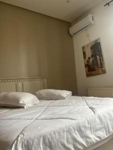 Cama o camas de una habitación en Hotel Transatlantique Tunis