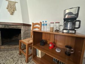 Příslušenství pro přípravu čaje a kávy v ubytování Casa Rural Matilde