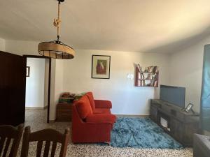 TV a/nebo společenská místnost v ubytování Casa Rural Matilde