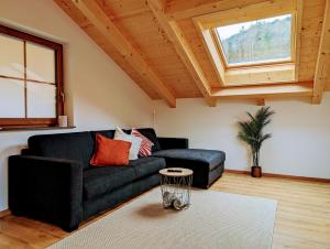 Posezení v ubytování Staufen-Chalet Hochreit