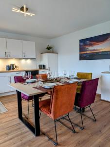 Kuchyň nebo kuchyňský kout v ubytování Staufen-Chalet Hochreit