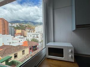 Nespecifikovaný výhled na hory nebo výhled na hory při pohledu z apartmánu + 4 fotografie